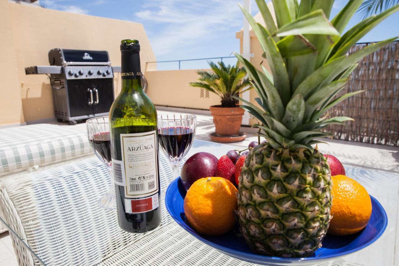 Spacious 200 Sq.M. Penthouse With Sea View Terraces Torremolinos Bagian luar foto
