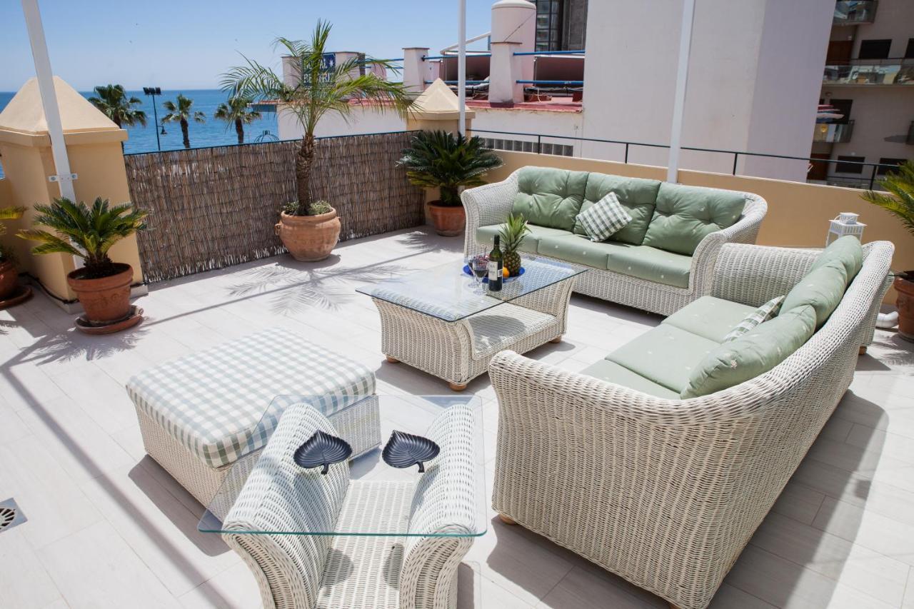 Spacious 200 Sq.M. Penthouse With Sea View Terraces Torremolinos Bagian luar foto